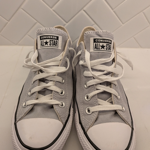 Light Gray Converse - Picture 4 of 11